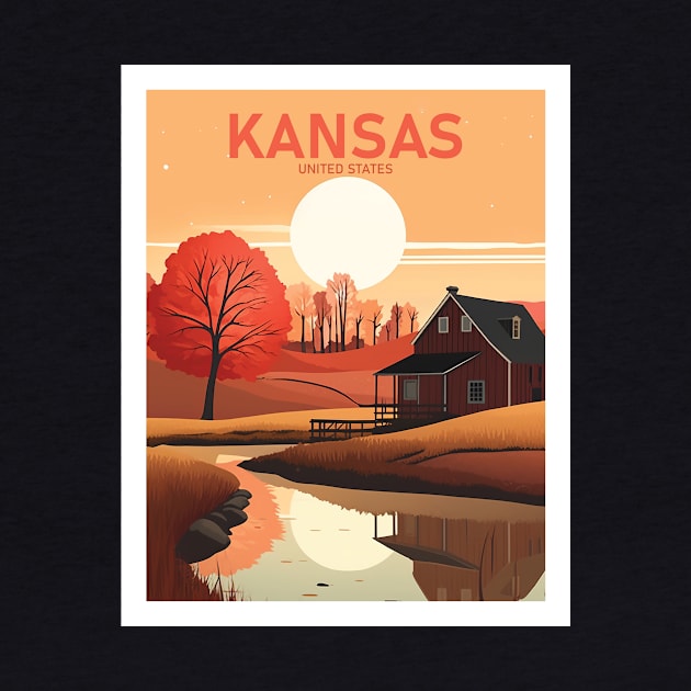 KANSAS by MarkedArtPrints